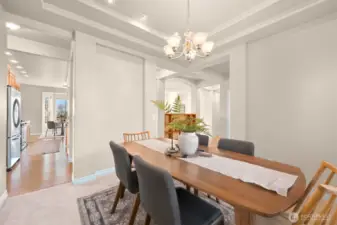 Another view of formal dining room