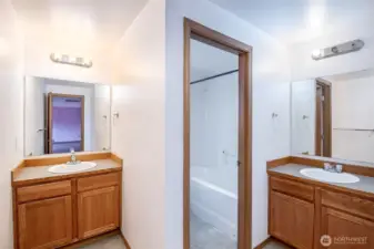 Upstairs bathroom