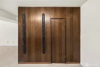 A built-in Sauna room downstairs