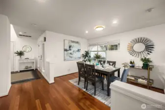 entry foyer/dining view