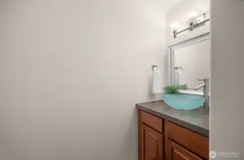 Powder room on main level