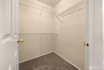 Walk-in closet for the third bedroom