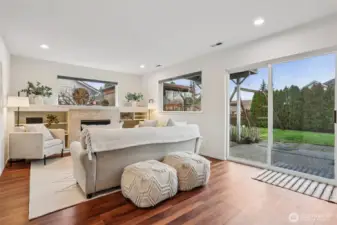 Lower level rec room