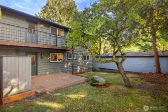 All new decking and railings for 2nd level