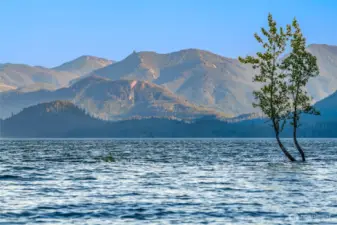 The state park 3 miles away with motor boat launch.