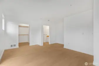500 sqft on this floor of living space- generous sized and flexible!