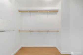 A giant walk-in closet.