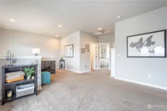 family room/bonus area