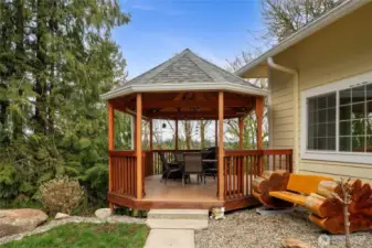 New Gazebo just off Kitchen area