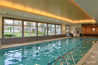 Want a nice early morning swim? Enjoy this indoor pool and also hot tub.