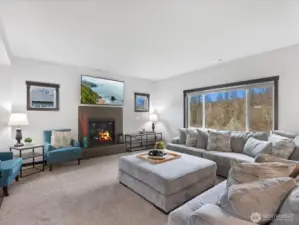 Spacious main floor living room.
