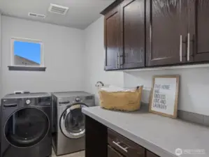 Upstairs Laundry.