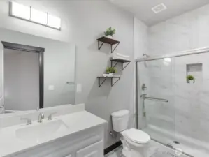 Ensuite off the flex room