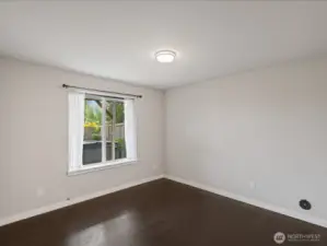 Bedroom in basement.