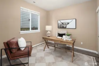 Main floor home office or bedroom