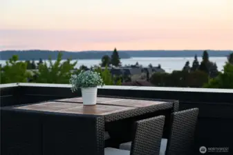 View from the roof-top deck.