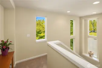 Light-filled upper landing.
