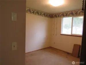 second bedroom a little larger