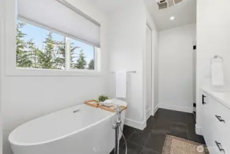 Primary suite bathroom