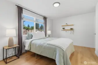 Primary with attached 3/4 bathroom