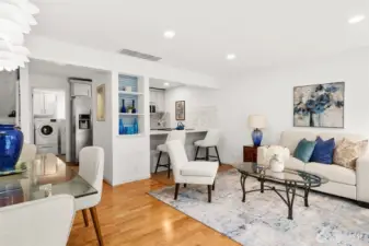A look back toward the main living area and kitchen