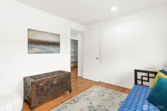 Guestroom at the top of the stairs