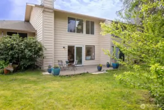 View of the back of the home