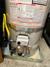 Closeup New Water Heater