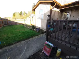 Private front yard