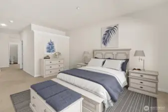 Primary Bedroom--Virtually staged