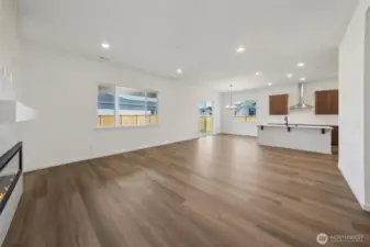 Actual home: Great room