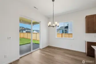 Actual home: Dining room