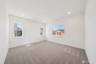Actual home: Primary bedroom