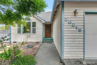 Front sidewalk