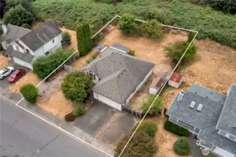 Aerial shows greenbelt