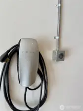 The installed Tesla Fast Charger.
