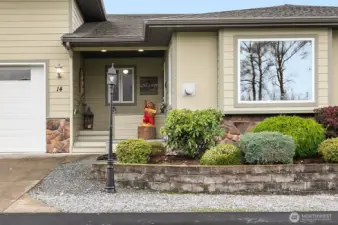 This inviting entry welcomes you to this home...