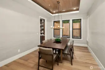 Designated dining room