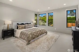 Designer Primary Suite with 5 piece bath