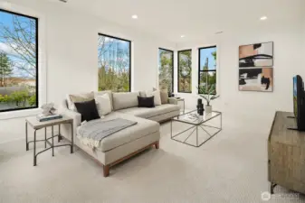 Flexible upper floor bonus space