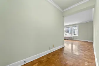 Hallway entry into your new home.