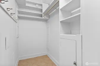 Large walk in pantry, kitchen overflow, and all the rest!   Great storage space.