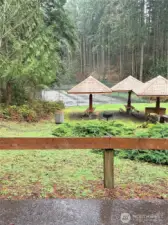 Community tennis courts