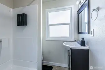 Unit A bathroom