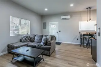 Unit B - Living room