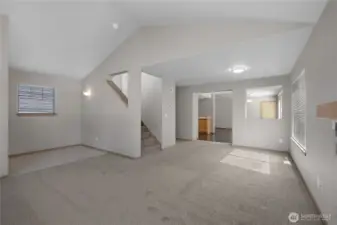 Brand new carpet throughout home.