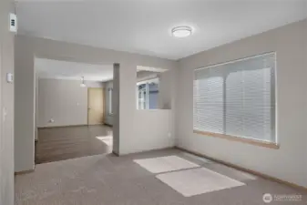 Great natural light spilling through the windows