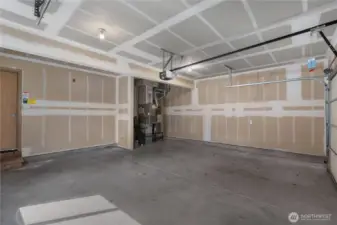 Large two car garage
