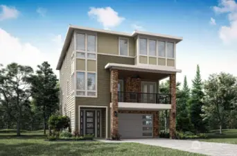 Example of the Fuji floor plan to be located at 7570 S 129th Pl
