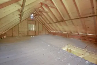 Hay loft for winter storage or ?